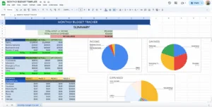 How to Create a Monthly Budget Template in Google Sheets
