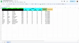 free concatenate function template for google sheets