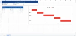 free gantt chart template for google sheets