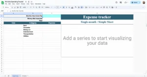 free monthly expense tracker template for google sheets