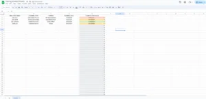 free training schedule template google sheets