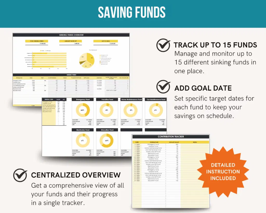 savings fund template